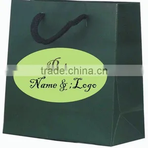 Paper Bags Design Logo and Matte Finish With Rope Handles thumbnail-1