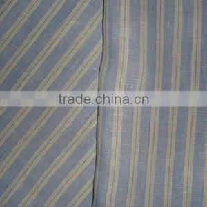 Linen Stripe Fabric/yarn Dyed Fabric thumbnail-1