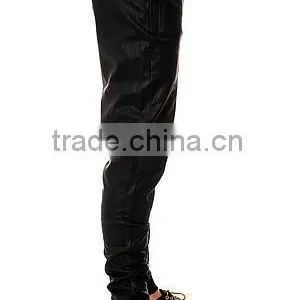 Red Mens Jogging SweatPants Lambskin thumbnail-1