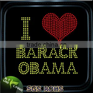 Customized Rhinestone Heat Transfers Applied on T-shirts thumbnail-6