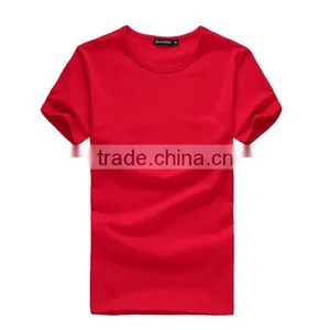 2017 Garment Factory Customized Your Own Brand Design Plain Color 95% Cotton 5% Spandex Private Label High Quailty Men T-shirts thumbnail-5