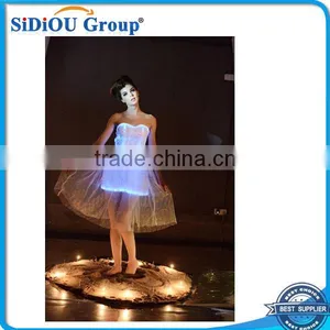 Glowing Beautiful Led Night Luminous Hot Girl Sexy Club Dress thumbnail-1
