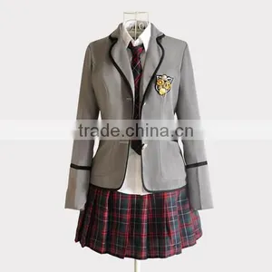 Juqian Wholesale 2016 Fashion Style Colors Korean High School Uniform Suits Manufacturer thumbnail-4