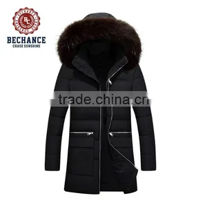 Wholesale Mens Fashion Winter Down Jacket With Fur thumbnail-1