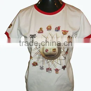 Xcending Customized Printing Lady's Cotton t Shirt thumbnail-1