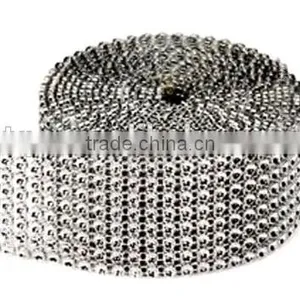Diamond Wrap Ribbon 1.4INCHx10 YARDS-for Wedding Decorations/Party/Home Decor thumbnail-4