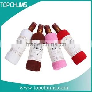 New Design Fashion Promotion Gift Wine Bottle Towel Cake thumbnail-2