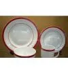 Bistro Red Stoneware 16pc Dinnerware Set thumbnail-1