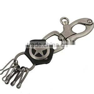 2016 Keychain/Key Tag /Key Fob,Star Handmade Leather Key Chain thumbnail-1