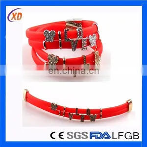 Letters and Numbers Theme Silicone Bracelets thumbnail-5