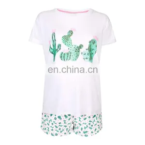 Latest Fashion Designs Wholesale Custom Printing Cotton Women t Shirt thumbnail-1