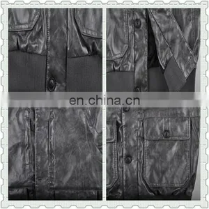 Casual Jackets,casual pu Jacket for Men thumbnail-6
