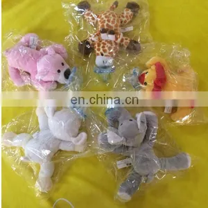 Custom Private Label Baby Plush Animal Monkey With Detachable Pacifiers thumbnail-1
