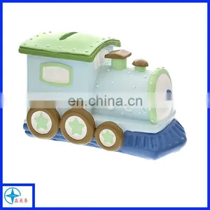 Train Personalised Resin Money Box thumbnail-1