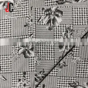 China Supplier Jacquard Stripe Fabric Recycled Knit Polyester Fabric for Garment thumbnail-5