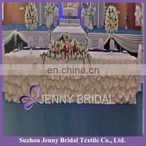 TC001M Table Skirting Designs Scuba Table Skirting for Wedding Materials in Table Skirting thumbnail-1