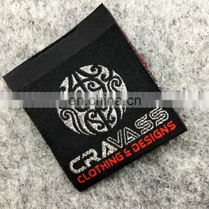 Maker Garment Labels Fabric Labels Silver Metallic Woven Label thumbnail-3