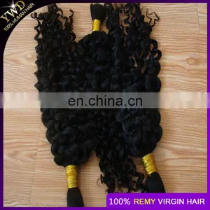 8a 500g Cheap Afro Kinky Human Hair for Braiding Bulk 100 Human Hair Braids Bulk Curly no Weft Unprocessed Russian Virgin Hair thumbnail-5