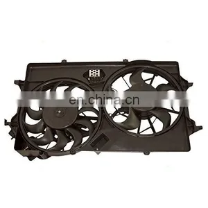6S4Z 8C607 AA Dual Radiator and Condenser Cooling Fan For 2005-2007 Fo-rd Fo-cus 2.0/2.3L thumbnail-1