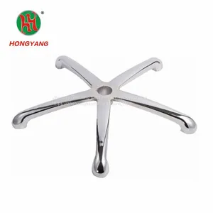ZX-19Z Wholesale Chrome Swivel Modern Metal 5-star Chair Base thumbnail-5