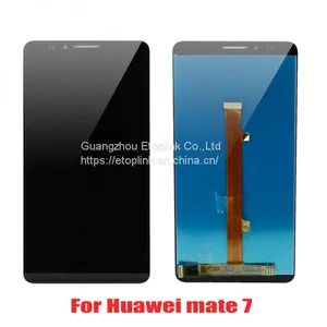 100% Tested LCD Display for Huawei Mate 7 Digitizer Touch Screen Assembly 6.0 Inch Frame thumbnail-1