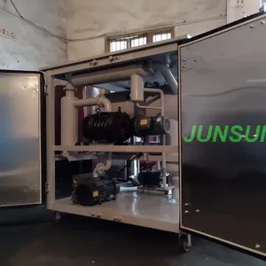 JUNSUN 3000 Liter Per Hour Insulation Oil Filtration/ Double Stage High Vacuum Transformer Oil Purifier thumbnail-1