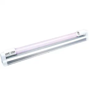 UVC Germicidal Lamp T5 Double Ended Straight Tube Quartz Glass Ceramic Base Ballast G5 253.7nm 185nm thumbnail-2