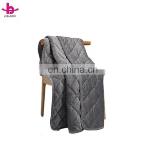 Super Soft Quilted Minky Weighted Blanket thumbnail-3