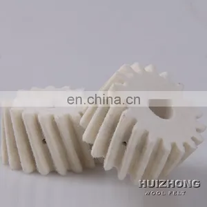 40mm Dia Oil Absorption Gear Wool Felt Helical Gear thumbnail-1