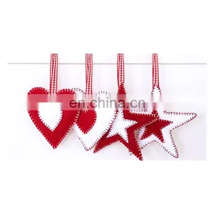 Wholesale Wall Hanging Craft Felt Christmas Tree Ornaments for Children thumbnail-1