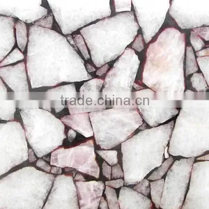 Rose Flower Quartz Gem Stone thumbnail-1