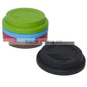 Logo Customized Mug Cup,Ceramic Mug Cup With Silicone Lid FDA Silicone Cup Lid thumbnail-3
