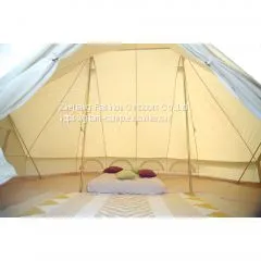 6x4m Luxury Glamping Emperor Bell Tent Big Camping Tent Luxury Tents Manufacturers thumbnail-5