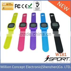 Digital Fitness g Sensor USB Wristband Pedometer Watch thumbnail-1