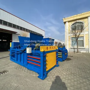 Waste Paper Carton and Paperboard Hydraulic Horizontal Packer Cans Paint Bucket Compressor thumbnail-2
