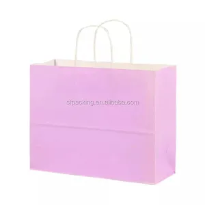 Kraft Paper Clothing Shopping Bags Wholesale thumbnail-1