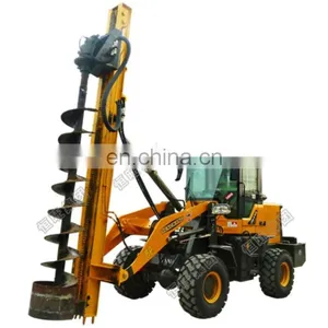 Medium Excavator Loader Multi-function Loader Attachment Pile Driver Drilling Machine for Sale thumbnail-1
