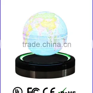 Magical Turning Decoration World Globe , Decorative Globe With World Map thumbnail-1