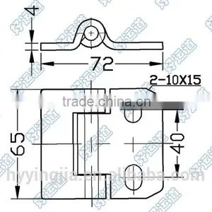 01211 Truck Container Stainless Steel Door Hinge thumbnail-2