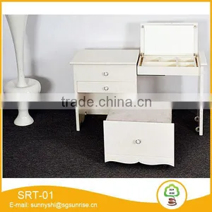 Multi-functional Cabinet Can Change to Beside Table Dresser or Computer Table thumbnail-1
