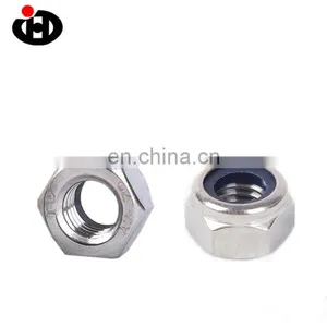 Factory Supply JINGHONG DIN985 Galvanized Self-locking Nylon Lock Hex Nut thumbnail-3
