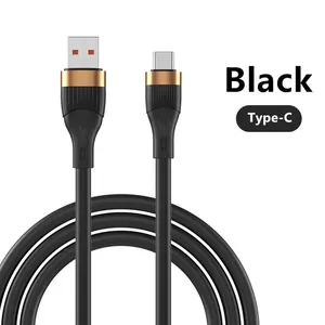 Wholesale Price Good Quality 120W Usb Type c Cable 6a Super Fast Charge for Xiaomi for Huawei P50/P40 Cable thumbnail-1