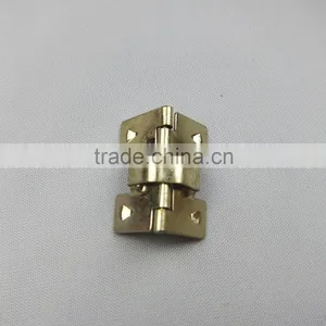 Small Yellow Zinc Jewellery Box Concealed Hinge thumbnail-3