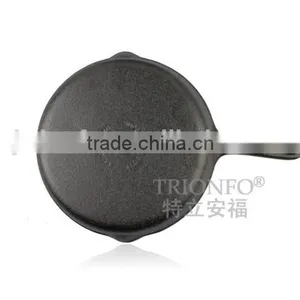 TRIONFO Pre-seasoned Cast Iron 6'' Frying Pan With Single Handle thumbnail-2
