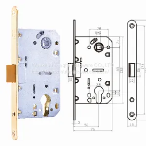 AGB Ukraine Russia Mortise Lock/Lock Body For Wooden Door thumbnail-3