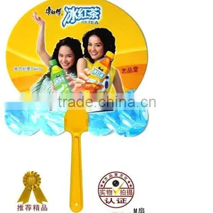 PP Plastic Advertising Hand Fan With Customized Logo for Promotion Gift thumbnail-1