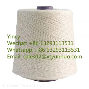 Cotton Yarn Glazed Yarn 100% Cotton Export Supplies in Bulk Packed in a Cone Shape or Round Shape for Sofa Cover Making thumbnail-2