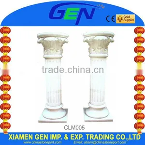 White Marble Column thumbnail-1