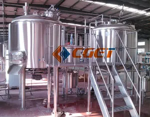 Industrial Beer Brewing System 2500L 3000L 5000L With Fermentation Tank thumbnail-1