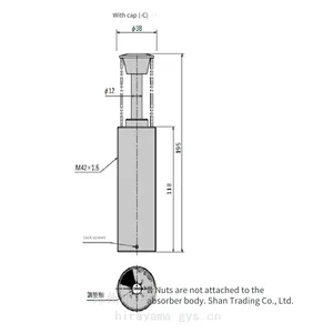 Fujilatex In-line Buffer Fa-4250b3-c Adjustable Shock Absorber, Pingshan Trading thumbnail-3